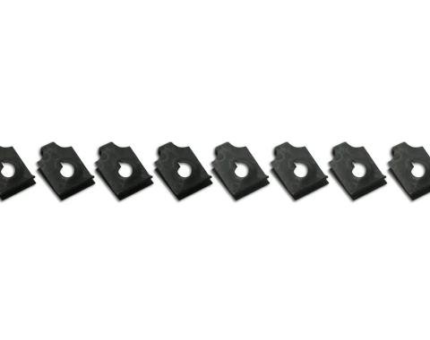 Redline Restomotive® 1968-1982 Chevrolet Corvette Body Mount Access Cover U-Nut Set