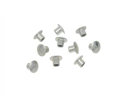 Redline Restomotive® 1968-1982 Chevrolet Corvette 10 Piece Windshield Post Weatherstrip Clips Rivets Set