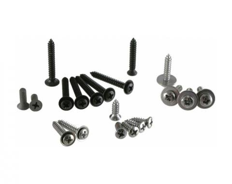 Redline Restomotive® 1968-1976 Chevrolet Corvette 22 Piece Dash Trim Screw Set