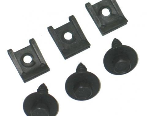 Redline Restomotive® 1973-1982 Chevrolet Corvette Coolant Recovery Tank Mount Kit