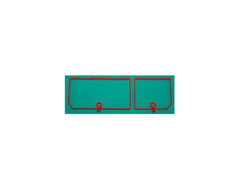 CA 1979-1982 Chevrolet Corvette Rear Compartment Unit Door Frames 2 Piece