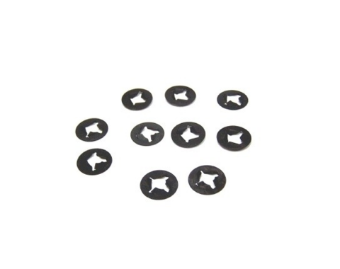 Redline Restomotive® 1973-1982 Chevrolet Corvette Front & Rear Bumper Retainer Keeper Push Nut Set